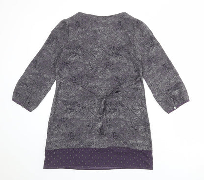 Womens UK Size 8 RJR.John Rocha Grey Basic Blouse