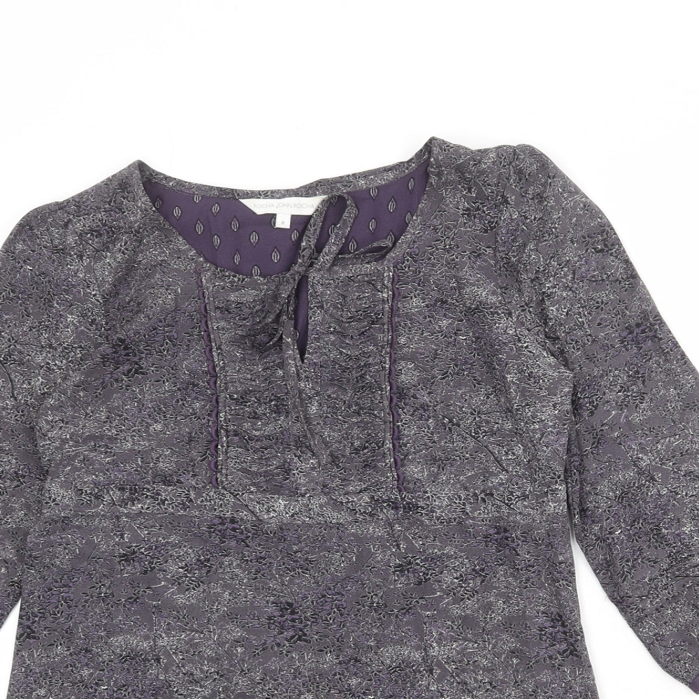 Womens UK Size 8 RJR.John Rocha Grey Basic Blouse