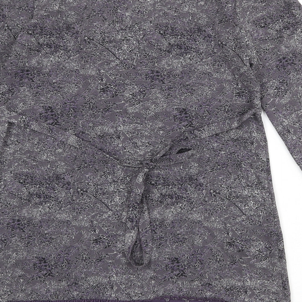 Womens UK Size 8 RJR.John Rocha Grey Basic Blouse