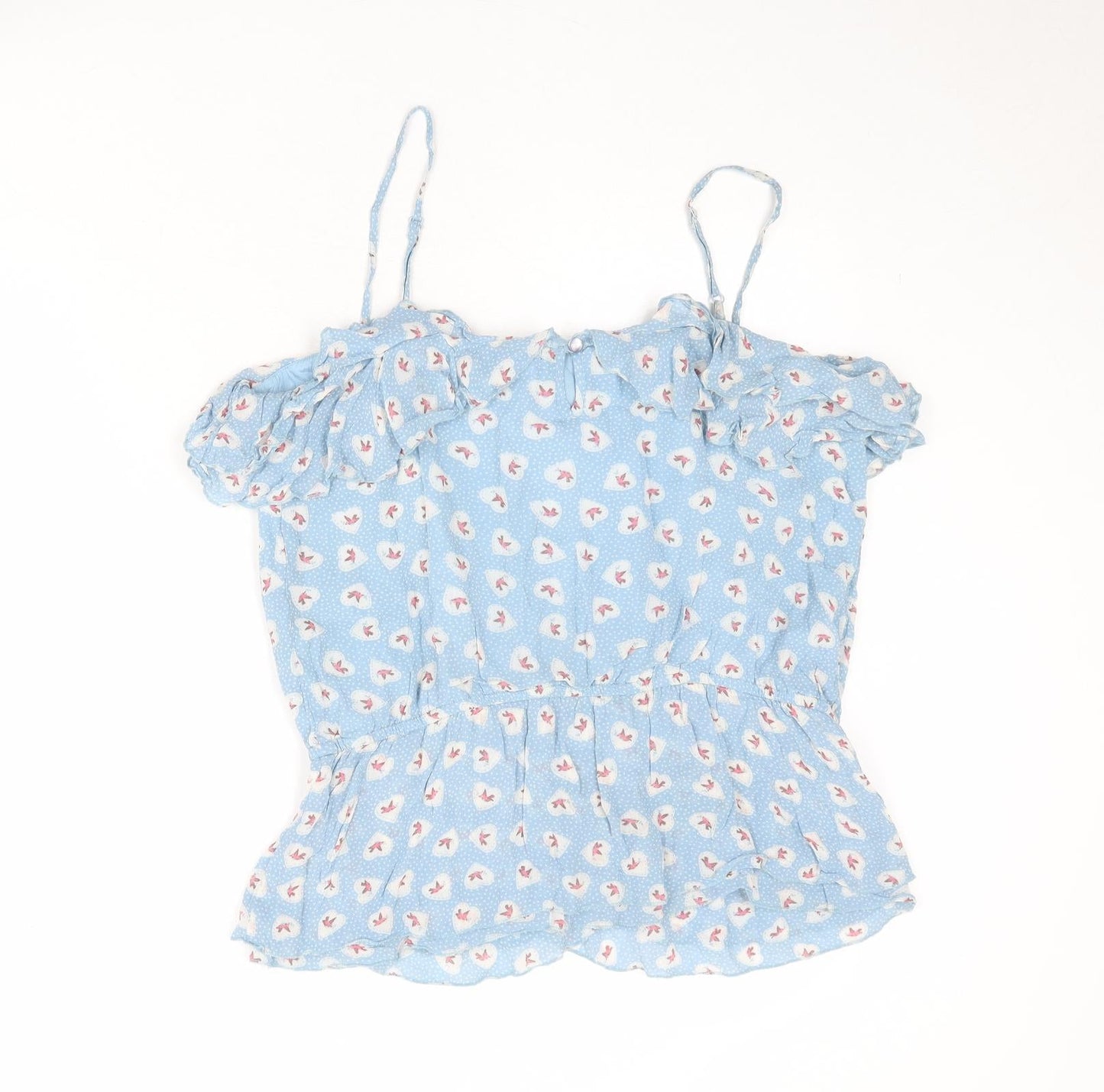 Womens UK Size 18 NEXT Blue Basic Tank
