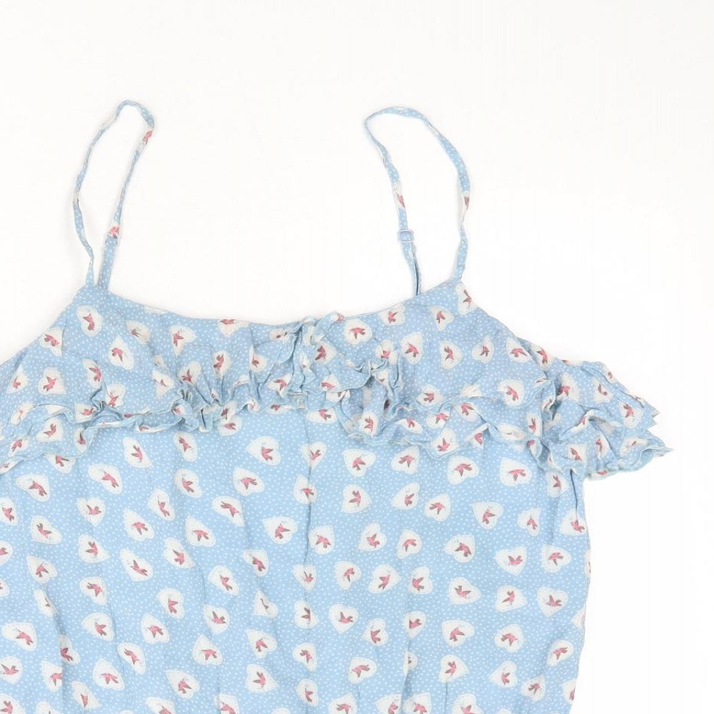 Womens UK Size 18 NEXT Blue Basic Tank