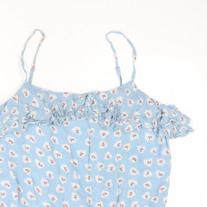 Womens UK Size 18 NEXT Blue Basic Tank