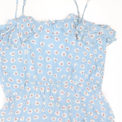 Womens UK Size 18 NEXT Blue Basic Tank