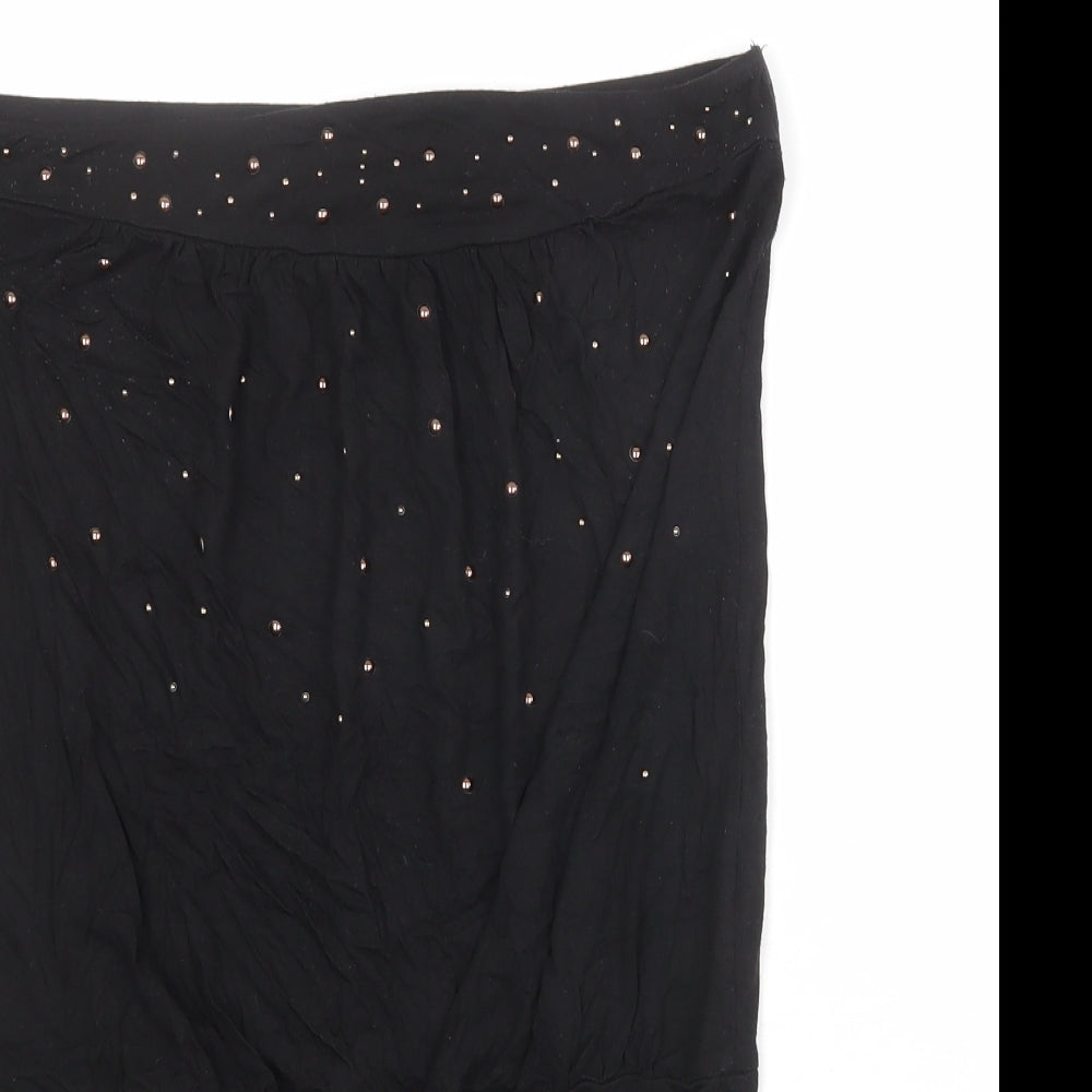 Womens UK Size M H&M Black Basic Tank