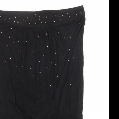 Womens UK Size M H&M Black Basic Tank