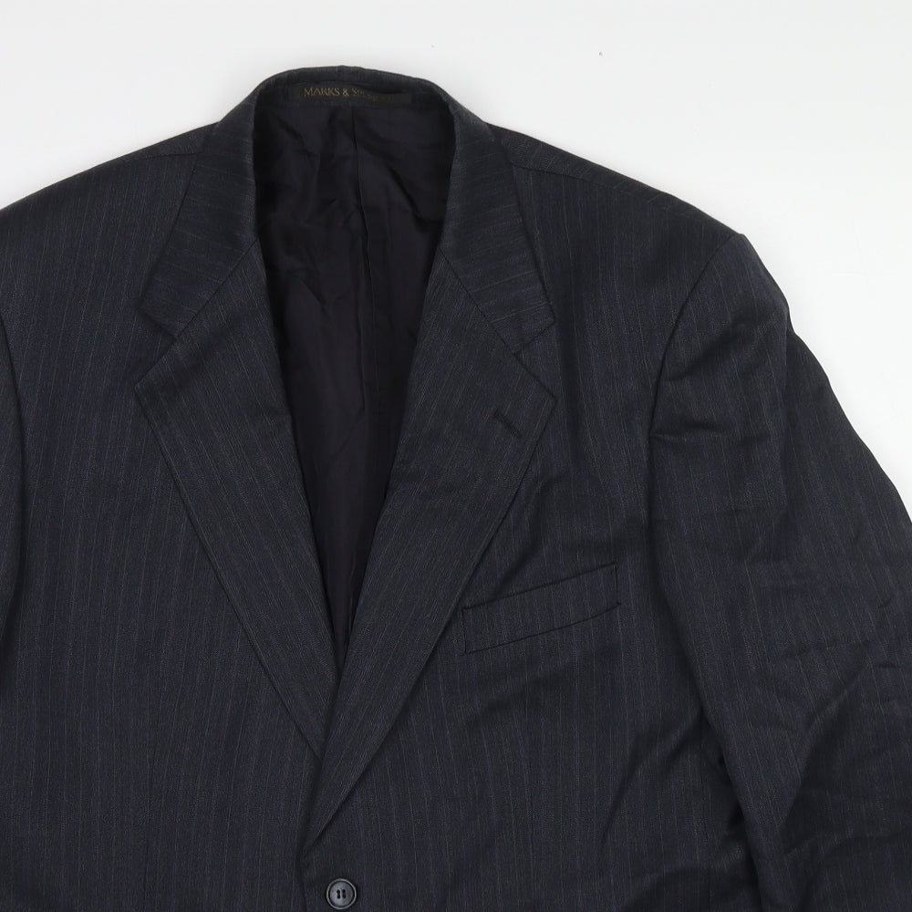 Mens UK Size 42 Marks and Spencer Regular Grey Suit Jacket