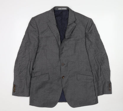 Mens UK Size 40 Marks and Spencer Regular Grey Suit Jacket