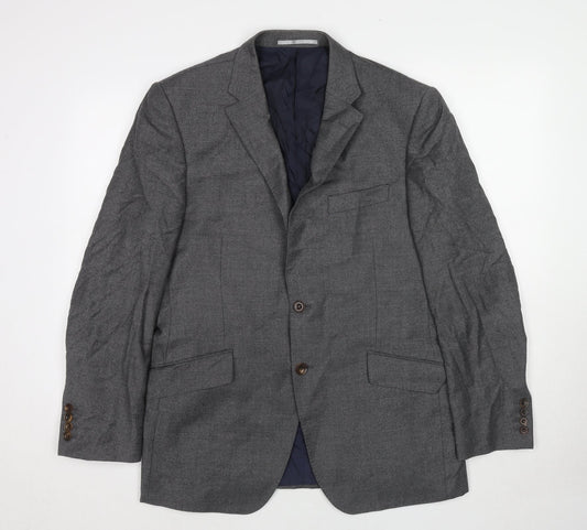 Mens UK Size 40 Marks and Spencer Regular Grey Suit Jacket