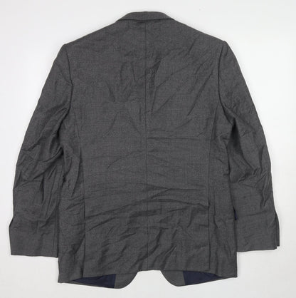 Mens UK Size 40 Marks and Spencer Regular Grey Suit Jacket