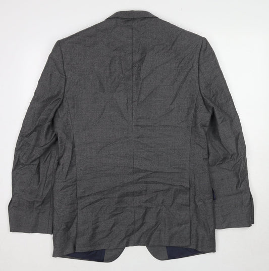 Mens UK Size 40 Marks and Spencer Regular Grey Suit Jacket