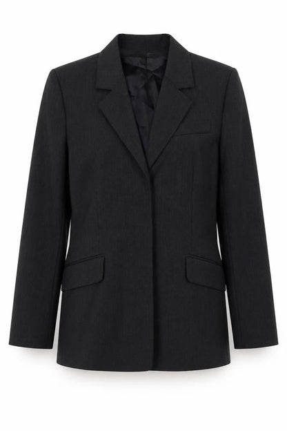 Racing Green Womens Grey Polyester Jacket Blazer Size 10 - Open