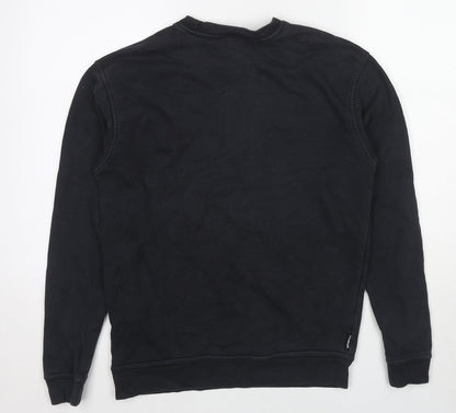 Mens UK Size XS Reebok Black Pullover Sweatshirt