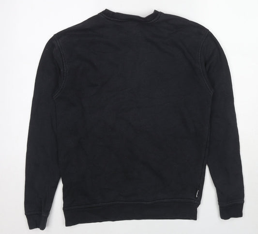Mens UK Size XS Reebok Black Pullover Sweatshirt