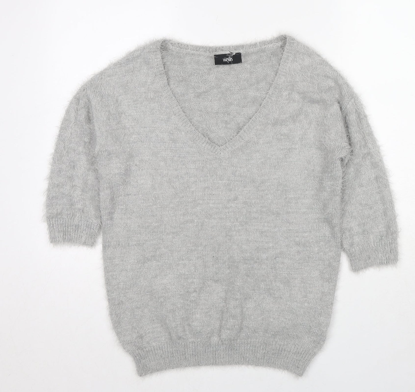 Womens UK Size S Wallis Grey Pullover Jumper