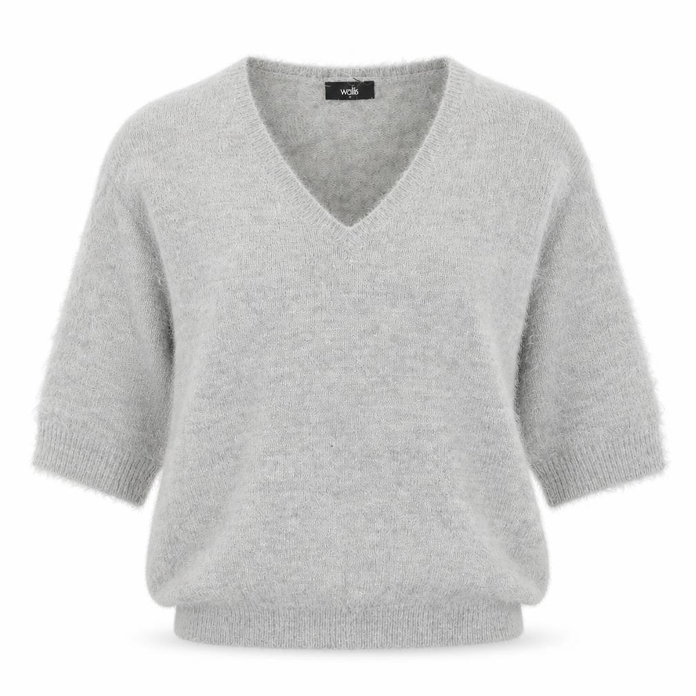 Womens UK Size S Wallis Grey Pullover Jumper