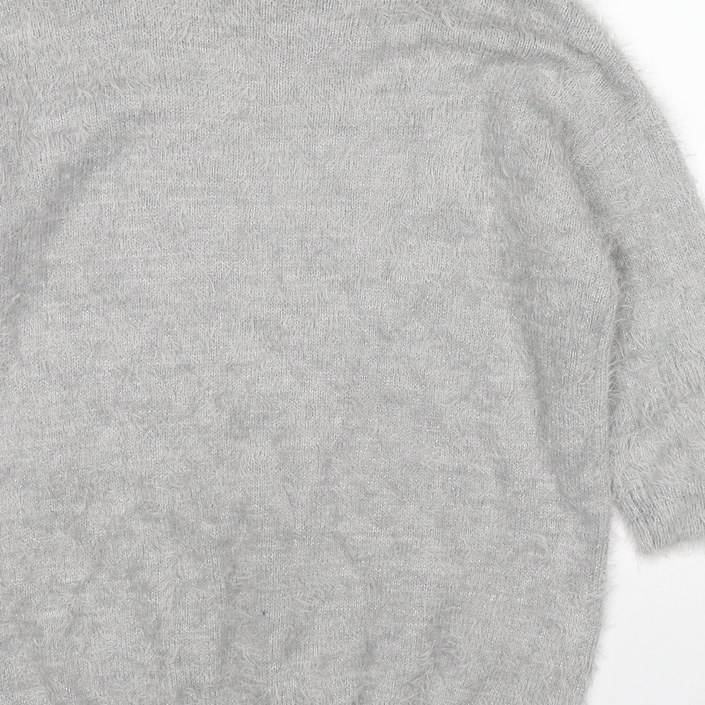Womens UK Size S Wallis Grey Pullover Jumper