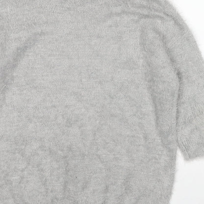 Womens UK Size S Wallis Grey Pullover Jumper