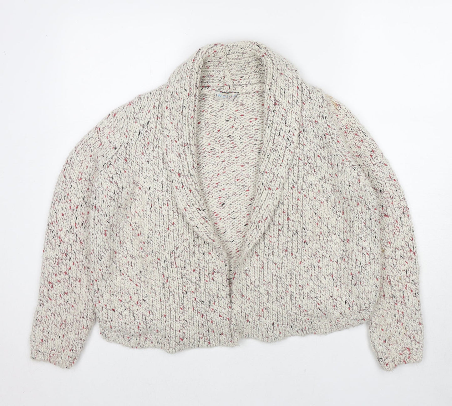 Womens UK Size 12 Marks and Spencer White Cardigan Jumper