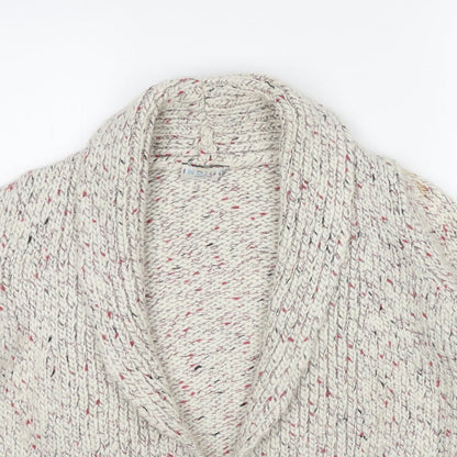 Womens UK Size 12 Marks and Spencer White Cardigan Jumper