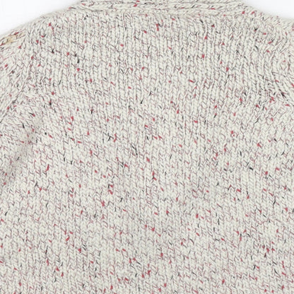 Womens UK Size 12 Marks and Spencer White Cardigan Jumper