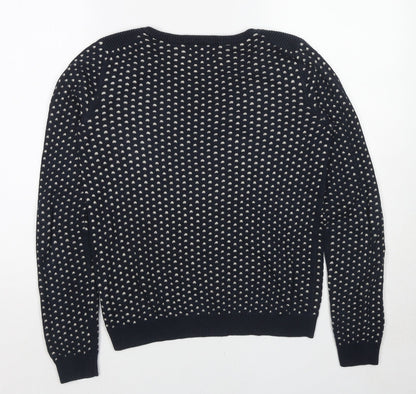 Womens UK Size S Maison Scotch Black Pullover Jumper