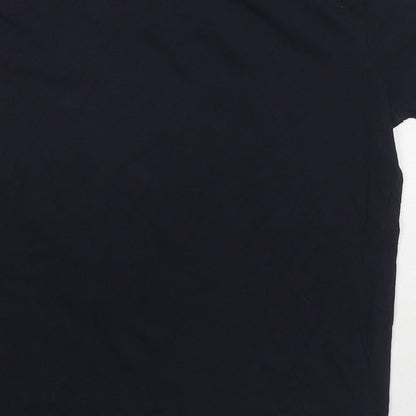 Womens UK Size S Sfera Blue Basic T-Shirt