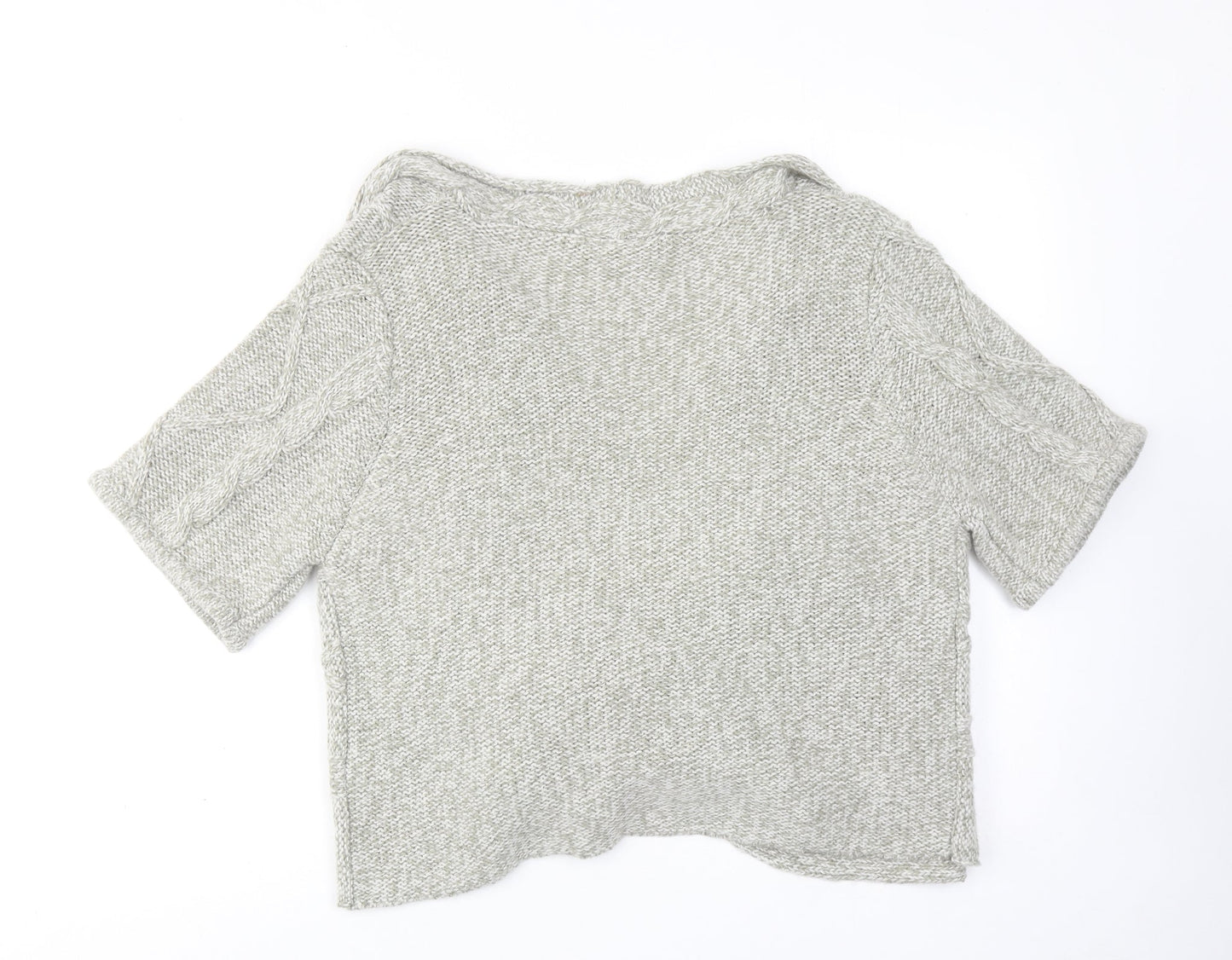Womens UK Size 12 BHS Grey Cardigan Jumper