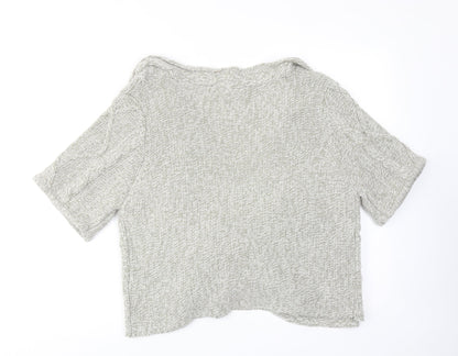 Womens UK Size 12 BHS Grey Cardigan Jumper
