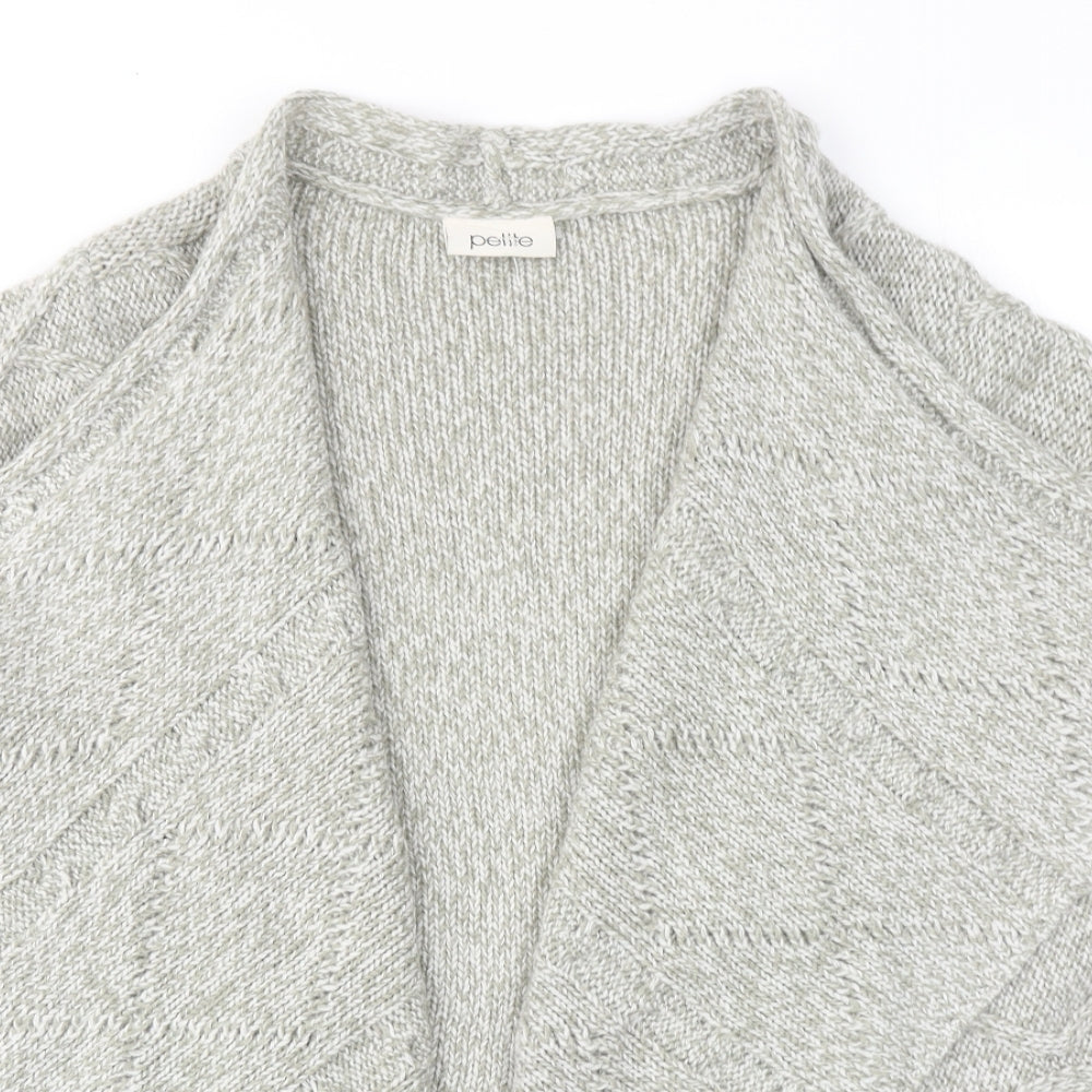 Womens UK Size 12 BHS Grey Cardigan Jumper