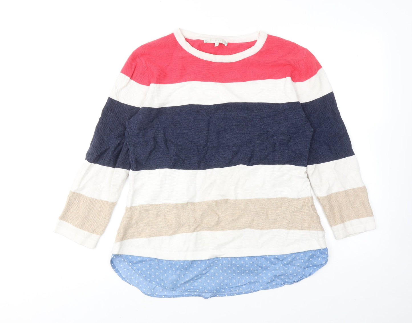 Womens UK Size L Lakeland Multicoloured Pullover Jumper