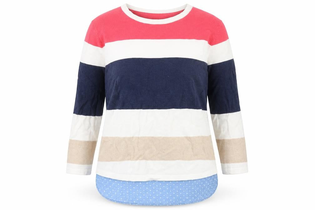 Womens UK Size L Lakeland Multicoloured Pullover Jumper