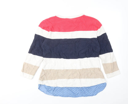 Womens UK Size L Lakeland Multicoloured Pullover Jumper