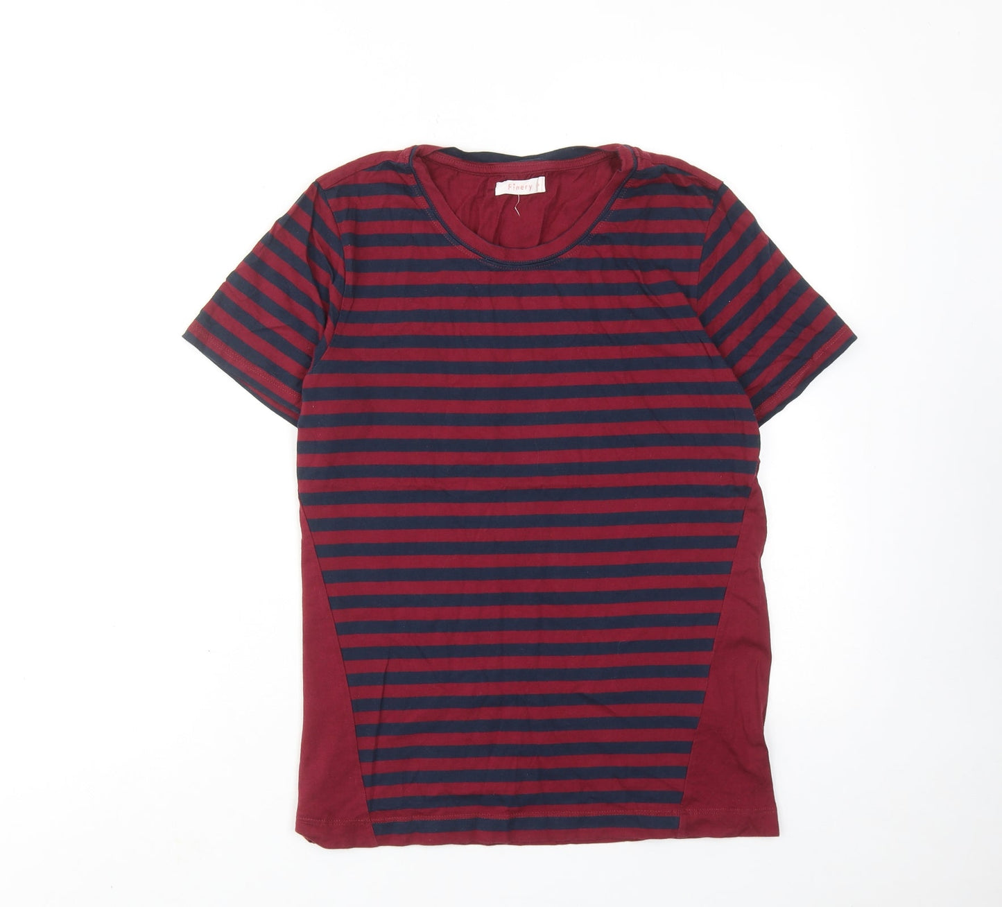 Womens UK Size 10 Finery Red Basic T-Shirt