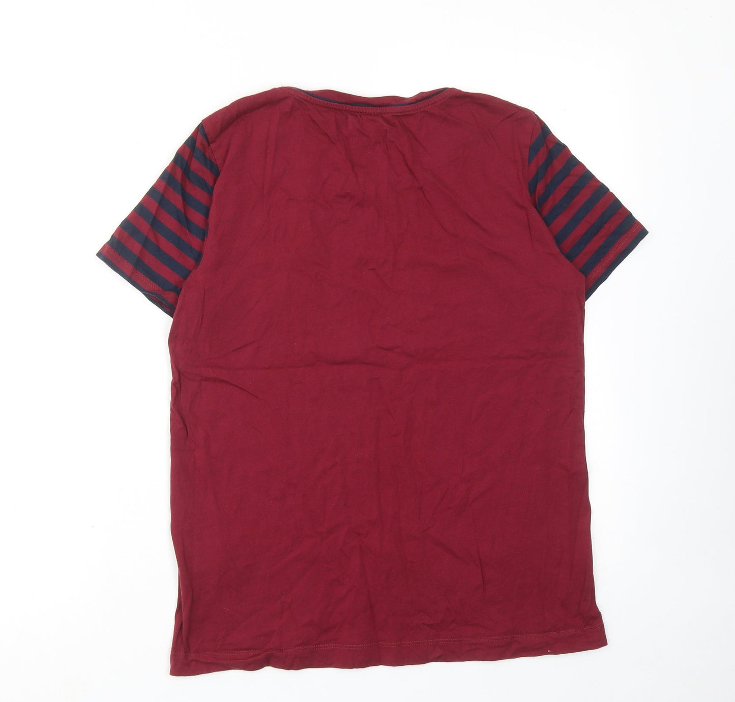 Womens UK Size 10 Finery Red Basic T-Shirt