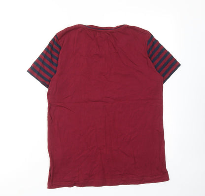 Womens UK Size 10 Finery Red Basic T-Shirt