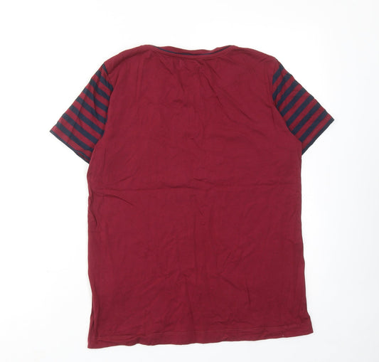 Womens UK Size 10 Finery Red Basic T-Shirt
