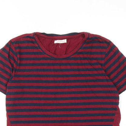 Womens UK Size 10 Finery Red Basic T-Shirt