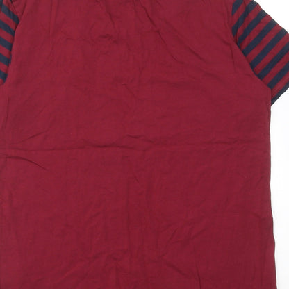 Womens UK Size 10 Finery Red Basic T-Shirt