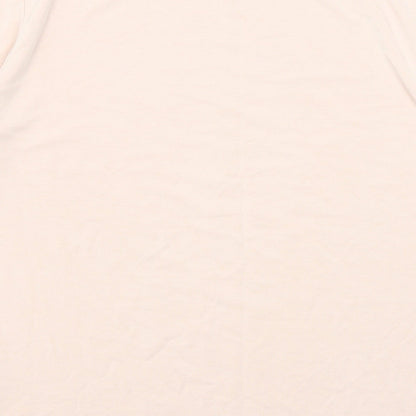 Autograph Womens Pink Modal Basic T-Shirt Size 10 Square Neck