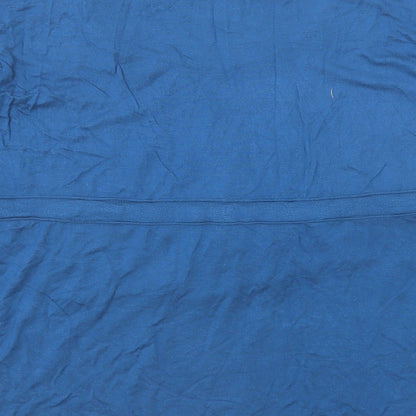 Kenneth Cole Reaction Womens Blue Modal Basic T-Shirt Size L Scoop Neck