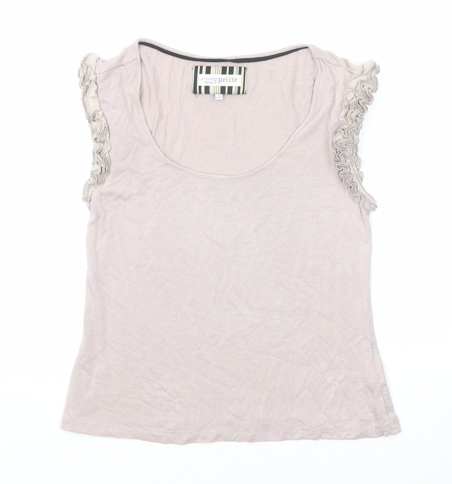 Womens UK Size 8 Principles Purple Basic Tank