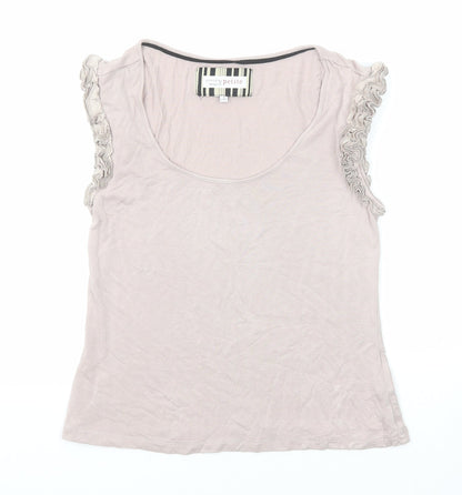 Womens UK Size 8 Principles Purple Basic Tank