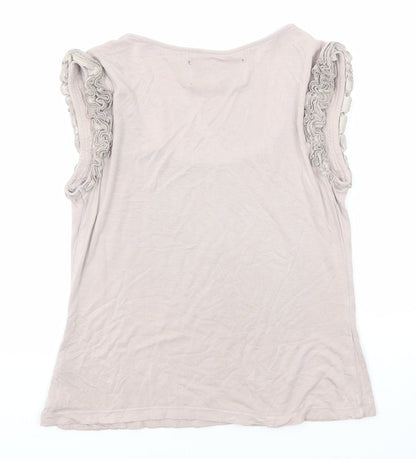 Womens UK Size 8 Principles Purple Basic Tank