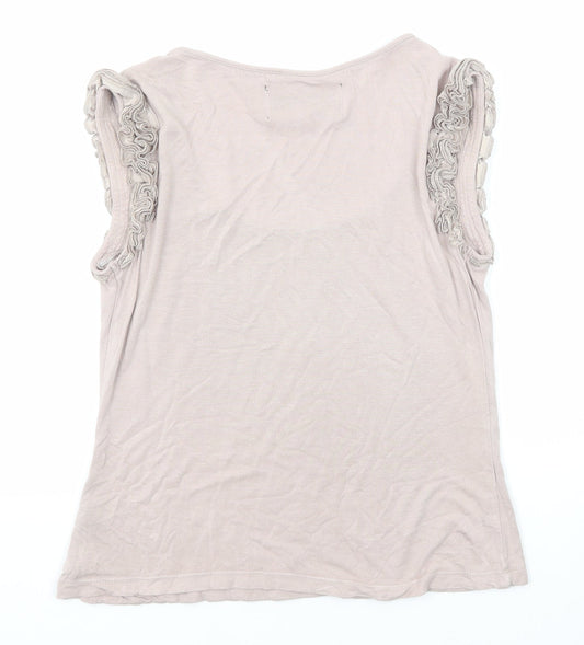 Womens UK Size 8 Principles Purple Basic Tank