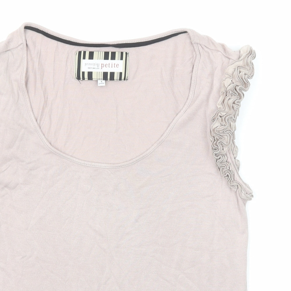 Womens UK Size 8 Principles Purple Basic Tank