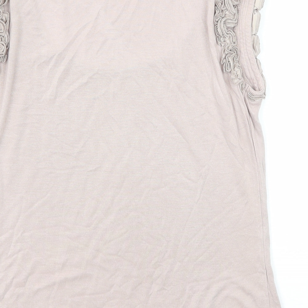 Womens UK Size 8 Principles Purple Basic Tank