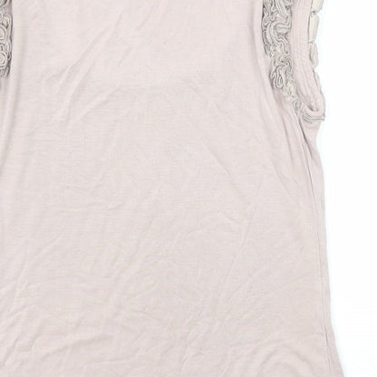 Womens UK Size 8 Principles Purple Basic Tank