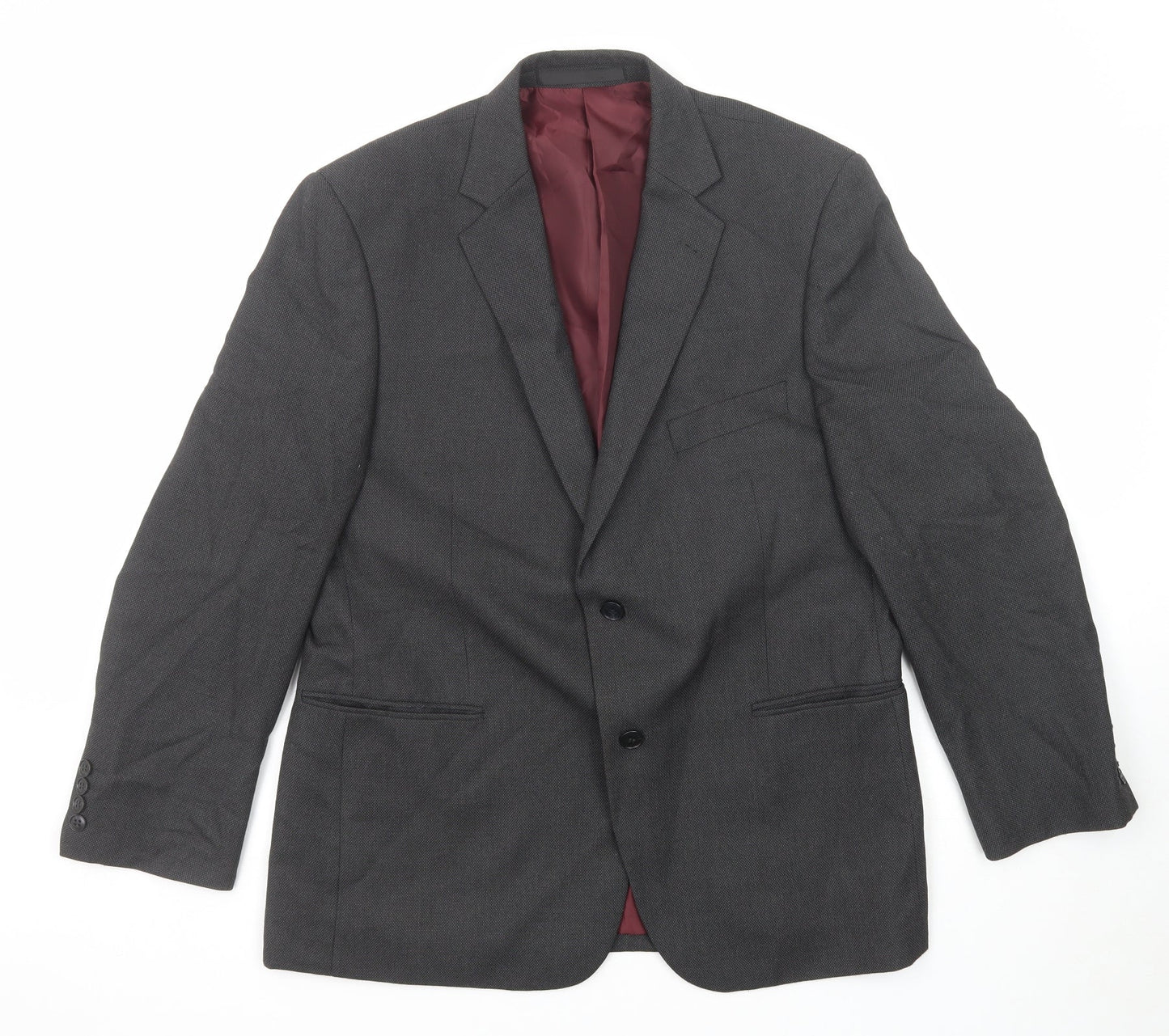 Mens UK Size 42 Marks and Spencer Regular Grey Suit Jacket