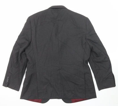 Mens UK Size 42 Marks and Spencer Regular Grey Suit Jacket