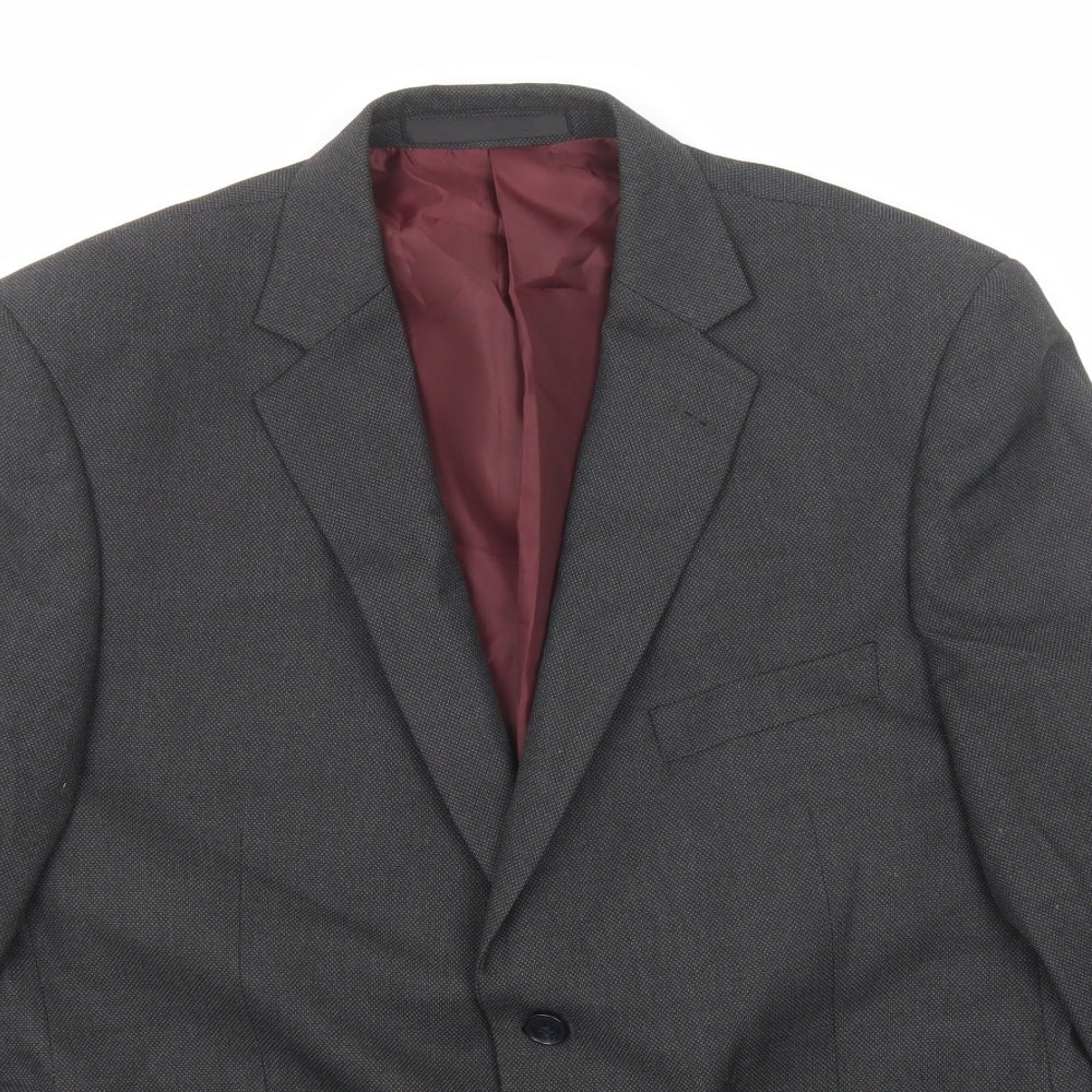 Mens UK Size 42 Marks and Spencer Regular Grey Suit Jacket